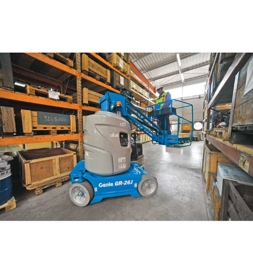 On-site equipment ready to work